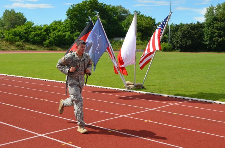 Crossing the finish line